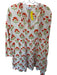 Compania Fantastica Size XL White & Orange Cotton Long Sleeve Tassel Flowy Dress White & Orange / XL