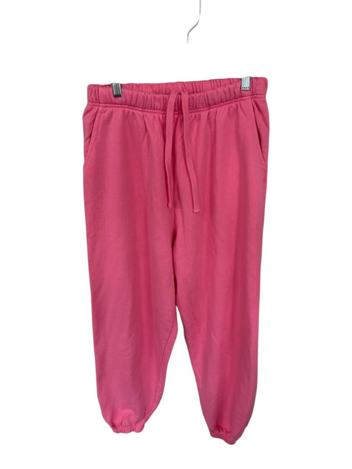 Daily Drills Size M/L Hot pink Cotton Drawstring Sinched Ankle Sweatpants Hot pink / M/L