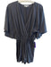 Z Supply Size Small Black Cotton & Polyester Short Sleeve Deep V neck Romper Black / Small