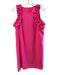 Lilly Pulitzer Size Small Pink Polyester Round High Neck Back Zip Dress Pink / Small