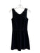 Lilly Pulitzer Size XS Black Cotton & Nylon High Round Neck Sleeveless Dress Black / XS