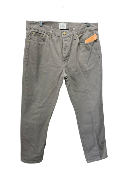 Sid Mashburn Size 36 Gray Cotton Solid Khakis Men's Pants Gray / 36