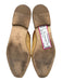 Ann Mashburn Shoe Size 40 Beige & Tan Raffia Leather trim Slip On Mule Flats Beige & Tan / 40