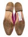 Ann Mashburn Shoe Size 41 Magenta Pink Suede Slip On Mule Bow Detail Flats Magenta Pink / 41