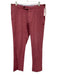 Sid Mashburn Size 35 Red Cotton Seersucker Khaki Dress Men's Pants Red / 35