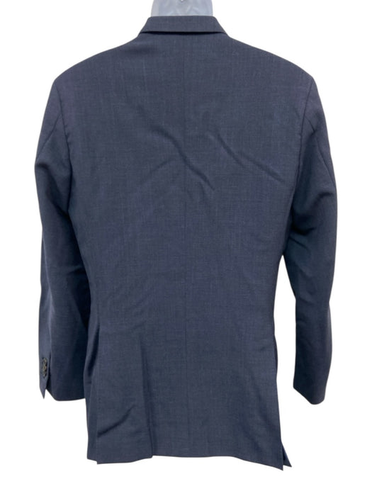 Sid Mashburn Navy Wool Solid Ticket Pocket Notched Lapel Men's Suit Navy / 50