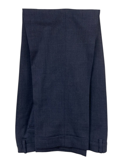 Sid Mashburn Navy Wool Solid Ticket Pocket Notched Lapel Men's Suit Navy / 50