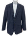 Sid Mashburn Navy Wool Solid Ticket Pocket Notched Lapel Men's Suit Navy / 50