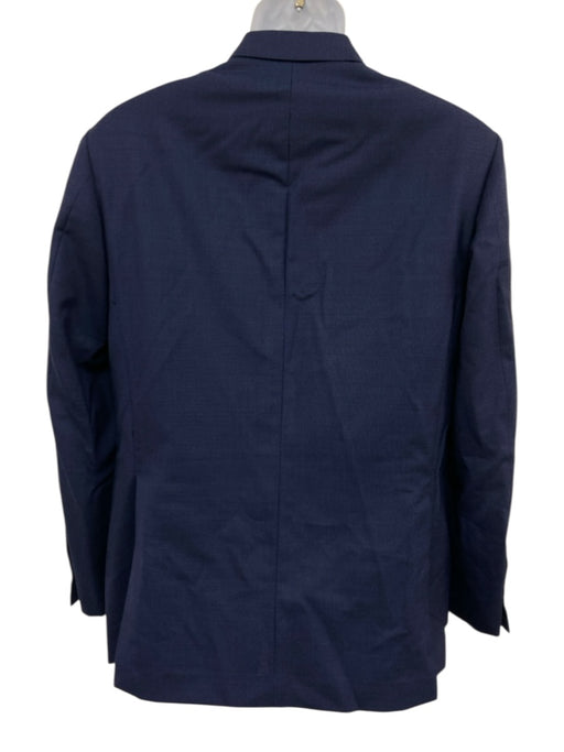 Sid Mashburn Navy Wool Solid Ticket Pocket Notched Lapel Men's Suit Navy / 50