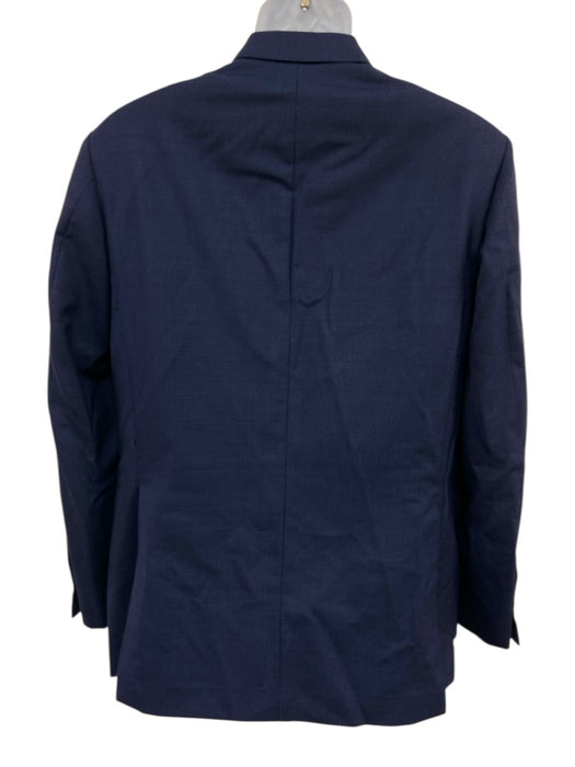 Sid Mashburn Navy Wool Solid Ticket Pocket Notched Lapel Men's Suit Navy / 50