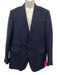 Sid Mashburn Navy Wool Solid Ticket Pocket Notched Lapel Men's Suit Navy / 50