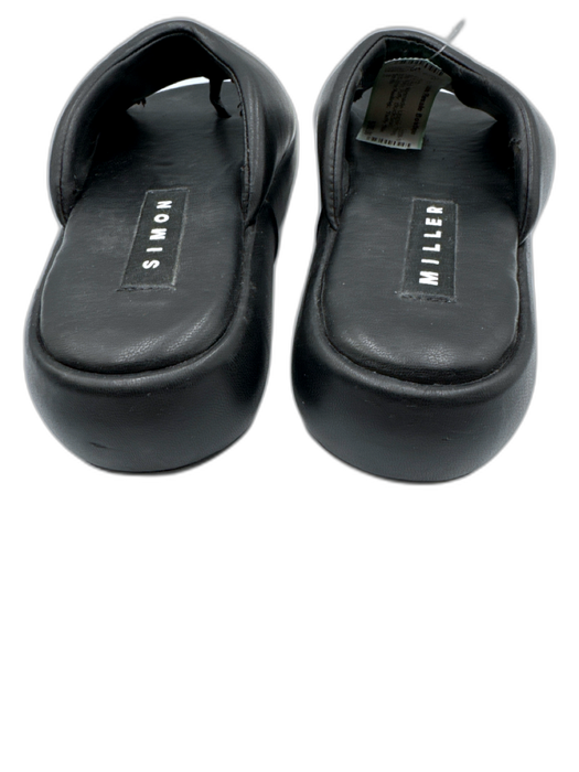 Simon Miller Shoe Size 36 Black Manmade Upper Thong Slide Platform Puffy Sandals Black / 36