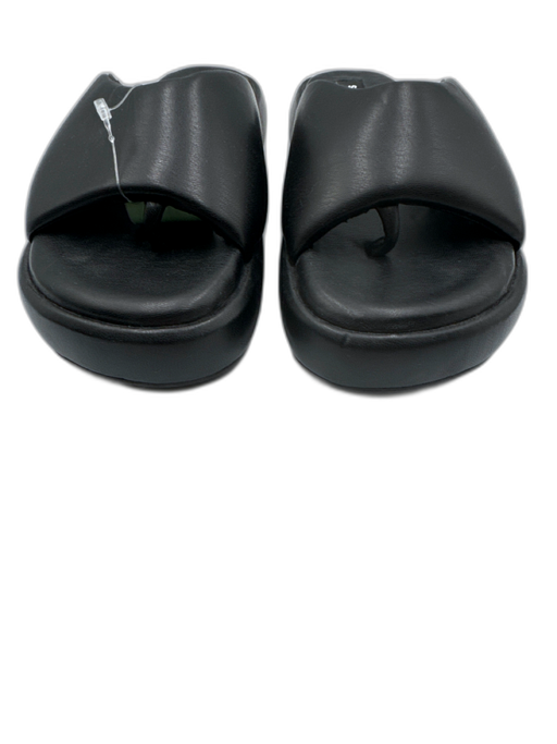 Simon Miller Shoe Size 36 Black Manmade Upper Thong Slide Platform Puffy Sandals Black / 36