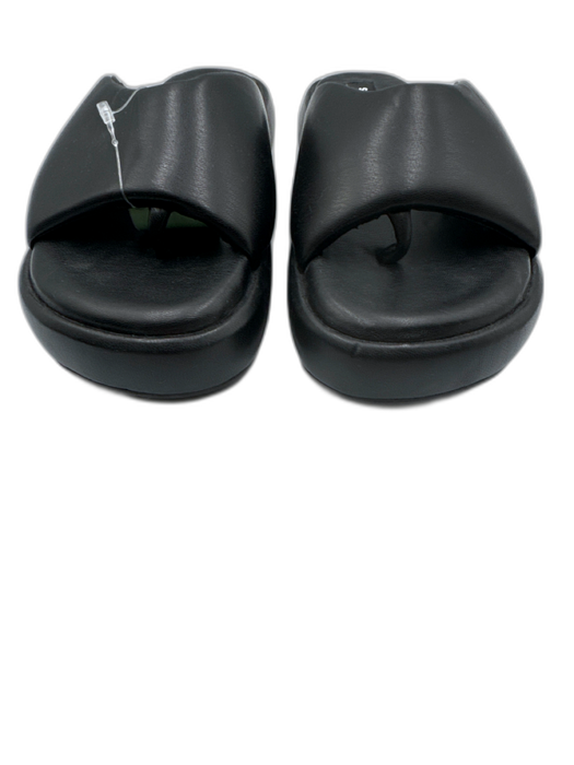 Simon Miller Shoe Size 36 Black Manmade Upper Thong Slide Platform Puffy Sandals Black / 36