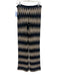 Missoni Size 48 Black, Tan & White No Fabric Tag Elastic Waist Zig Zag Pants Black, Tan & White / 48
