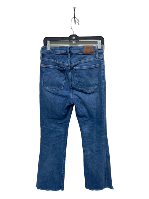 Madewell Size 29 Medium Wash Cotton High Rise Bootcut Frayed Hem Jeans Medium Wash / 29