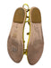 Stuart Weitzman Shoe Size 8.5 Yellow Gold Leather Toe Strap Ankle Strap Sandals Yellow Gold / 8.5