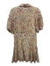 Free People Size S Yellow, Red & Multi Polyester floral print Short Sleeve Dress Yellow, Red & Multi / S