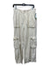 Anthropologie Size 6 Cream Linen & Viscose Cargo Pants Cream / 6