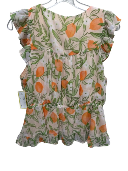 Sadie & Sage Size M Beige, Green, Orange Polyester Mini Oranges Skirt Set Beige, Green, Orange / M