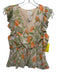 Sadie & Sage Size M Beige, Green, Orange Polyester Mini Oranges Skirt Set Beige, Green, Orange / M