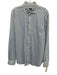 Johnnie O Size M Blue & White Nylon Blend Plaid Button Down Long Sleeve Shirt Blue & White / M