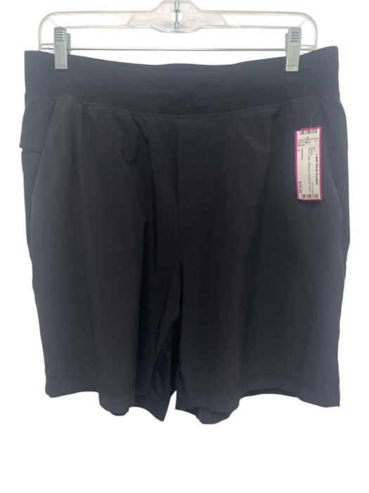 Lululemon Size L Black Solid Athleisure Men's Shorts Black / L