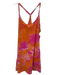 Outdoor Voices Size S Orange & Pink Nylon & Spandex Tie Dye Athletic Mini Dress Orange & Pink / S