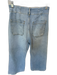 Maeve Size 27P Light Wash Cotton Blend High Waist Wide Leg Jeans Light Wash / 27P