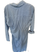 Veronica Beard Size 6 Blue & White Cotton Long Sleeve Striped Twist Dress Blue & White / 6