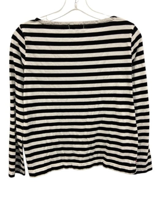 Alex Mill Size XS Black & White Cotton & Modal Long Sleeve Stripe Top Black & White / XS