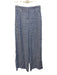 Everlane Size 00 Blue & White Linen & Viscose Zip Fly High Rise Wide Leg Pants Blue & White / 00