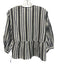 Love, Tomas Emerson Fry Size XS/S Gray, Blue & White Cotton Striped Top Gray, Blue & White / XS/S