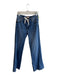Kut From The Kloth Size 4 Med Dark Wash Cotton Blend Zip Fly Wide Leg Jeans Med Dark Wash / 4
