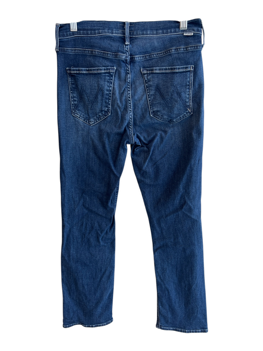Mother Size 28 Medium Wash Cotton Mid Rise 5 Pocket Zip Fly Skinny Jeans Medium Wash / 28