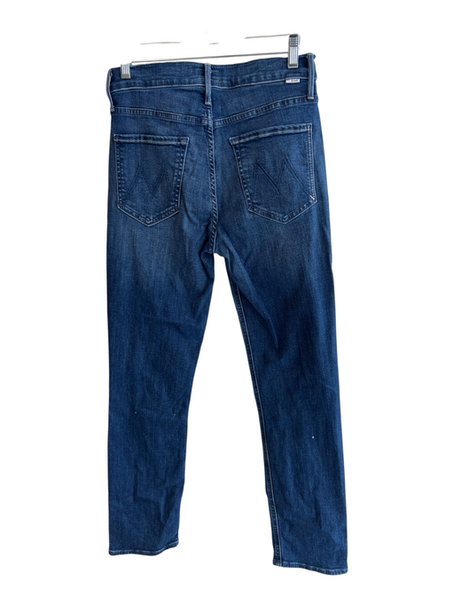 Mother Size 28 Medium Wash Cotton Mid Rise 5 Pocket Zip Fly Skinny Jeans Medium Wash / 28