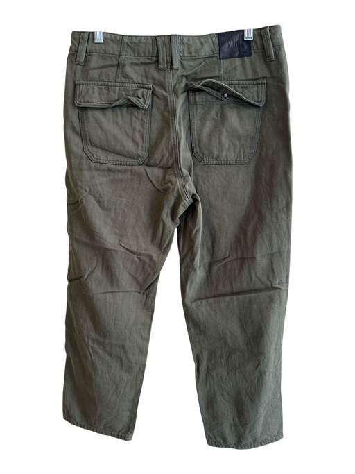 Paige Size 28 Medium Wash Cotton High Rise Front Pocket Zip Fly Wide Leg Jeans Medium Wash / 28