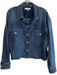 Rag & Bone Size Large Dark denim Cotton Collared Front Button Closure Jacket Dark denim / Large