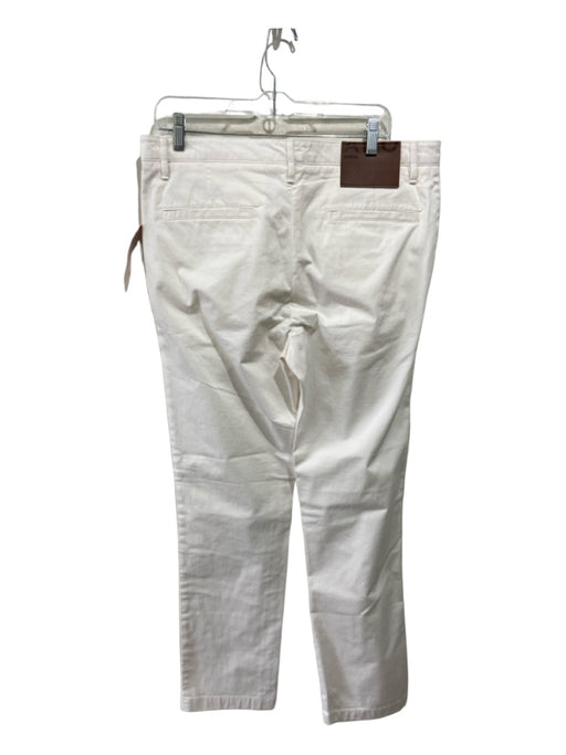 Aldo NWT Size 32 White Cotton Solid Zip Fly Men's Pants 32