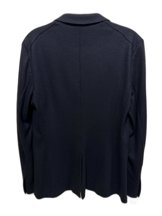 Rag & Bone Size 10 Blue Black Wool Patch Pockets Blazer Jacket Blue Black / 10