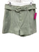 Cinq a Sept Size 14 Light Green Linen & Cotton Blazer Belt Inc Short Set Light Green / 14