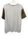 Burberry Size L White & Multi Cotton Short Sleeve Nova Check T Shirt Top White & Multi / L