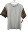 Burberry Size L White & Multi Cotton Short Sleeve Nova Check T Shirt Top White & Multi / L