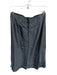 Quince Size M Charcoal Silk Elastic Waist Midi Skirt Charcoal / M