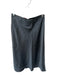 Quince Size M Charcoal Silk Elastic Waist Midi Skirt Charcoal / M