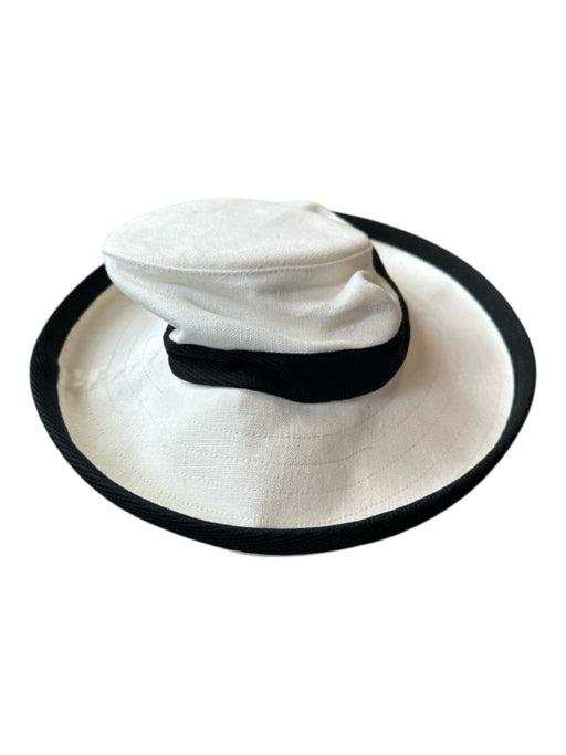 Tilley White & Black Cotton Packable Hat White & Black / M