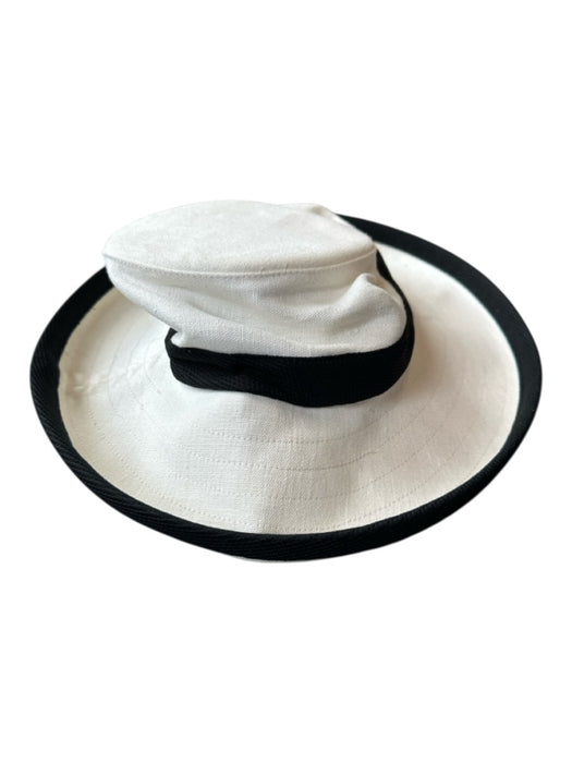 Tilley White & Black Cotton Packable Hat White & Black / M