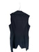 Porto Size 2 Black Viscose Sleeveless Collar Zip Up Knee length Dress Black / 2