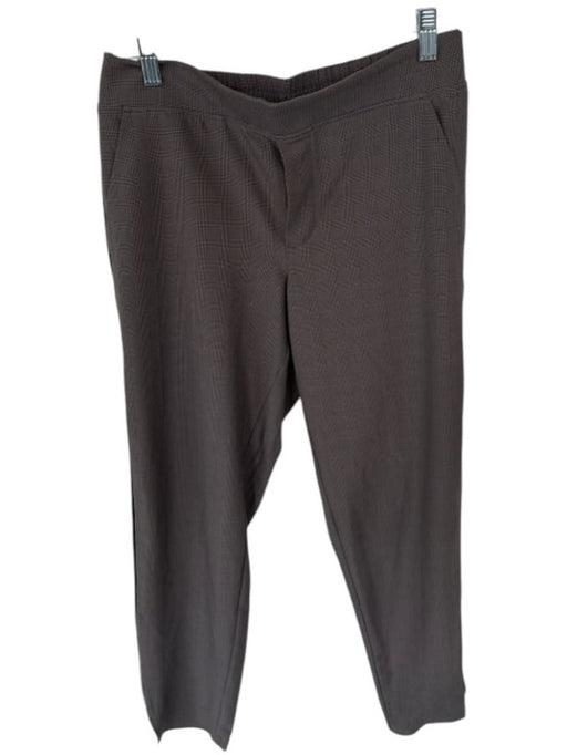 Athleta Size 4 Brown & Black Polyester Houndstooth Pin Stripe Athleisure Pants Brown & Black / 4
