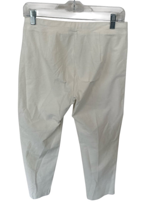 Eileen Fisher Size S/P Cream Viscose Blend Elastic Waist Back Darts Pants Cream / S/P
